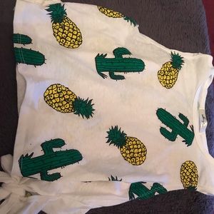pineapple /cactus tank top